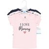 image:imageHudson Baby UnisexBaby Short Sleeve TShirtsGirl Mommy Pink Navy