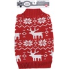 image:imageLuvable Friends Dogs and Cats Knit Pet Sweater Burgundy Argyle LargeFair Isle