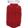 image:imageLuvable Friends Dogs and Cats Knit Pet Sweater Burgundy Argyle LargeRed