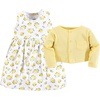 image:imageLuvable Friends babygirls Dress and CardiganYellow Floral