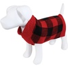 image:imageLuvable Friends Dogs and Cats Knit Pet Sweater Burgundy Argyle LargeBuffalo Plaid