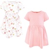 Pink Gold Heart Pattern