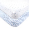 Blue Chevron Stars