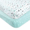 image:imageLuvable Friends Unisex Baby Fitted Crib Sheet Girl Basic Elephant One SizeBoy Basic Elephant