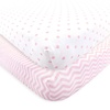 Pink Chevron Dot