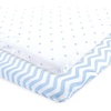 Blue Chevron Stars