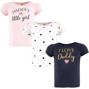 image:imageHudson Baby UnisexBaby Short Sleeve TShirtsGirl Daddy Pink Navy