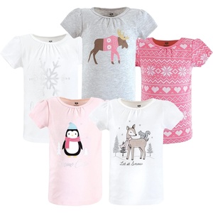 image:imageHudson Baby UnisexBaby Short Sleeve TShirtsGirl Winter Animals