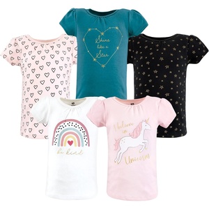 image:imageHudson Baby UnisexBaby Short Sleeve TShirtsUnicorn Rainbow
