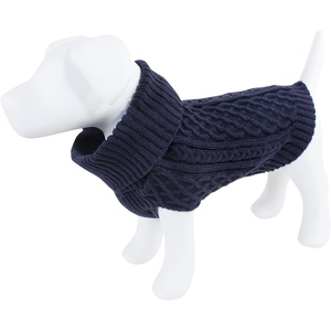 image:imageLuvable Friends Dogs and Cats Knit Pet Sweater Burgundy Argyle LargeNavy