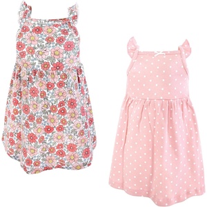 image:imageLuvable Friends Hudson Baby Sleeveless Dresses 2pkCoral Garden Bloom