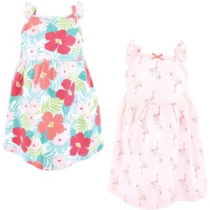 image:imageLuvable Friends Hudson Baby Sleeveless Dresses 2pkExotic Flamingo