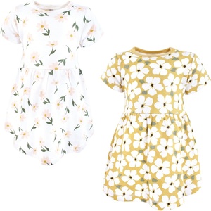 image:imageLuvable Friends Hudson Baby Sleeveless Dresses 2pkGolden Bloom