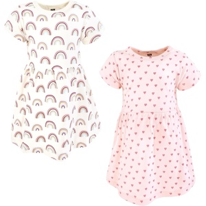 image:imageLuvable Friends Hudson Baby Sleeveless Dresses 2pkPastel Soft Rainbow