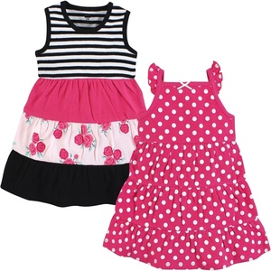 image:imageLuvable Friends Hudson Baby Sleeveless Dresses 2pkRose Dots Floral
