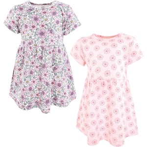 image:imageLuvable Friends Hudson Baby Sleeveless Dresses 2pkViolet Bloom Floral
