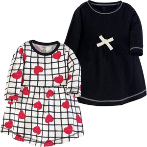 image:imageLuvable Friends Touched by Nature LongSleeve Dresses 2pkBlack With Scarlett Hearts