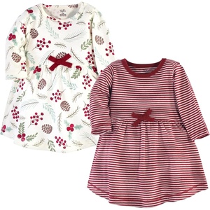 image:imageLuvable Friends Touched by Nature LongSleeve Dresses 2pkCrimson Berry