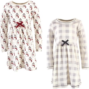 image:imageLuvable Friends Touched by Nature LongSleeve Dresses 2pkFrosty Friends