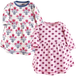 image:imageLuvable Friends Touched by Nature LongSleeve Dresses 2pkPink Abstract Floral
