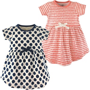 image:imageLuvable Friends Touched by Nature ShortSleeve Dresses 2pkBlue Sketch Dots