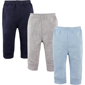 image:imageLuvable Friends Unisex 3 Pack Tapered Ankle Pants Blue amp Gray 03 Months