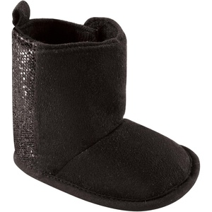 image:imageLuvable Friends Unisex Baby Crib ShoesBlack Glitter