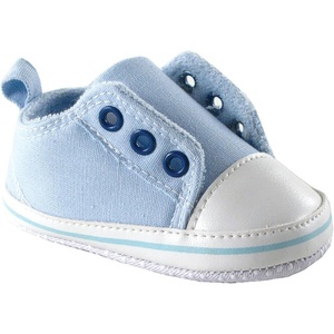 image:imageLuvable Friends Unisex Baby Crib ShoesBlue Laceless