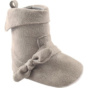 image:imageLuvable Friends Unisex Baby Crib ShoesGray Foldover Boots
