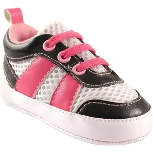 image:imageLuvable Friends Unisex Baby Crib ShoesPink Black