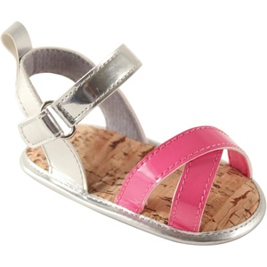 image:imageLuvable Friends Unisex Baby Crib ShoesSilver and Pink