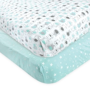 image:imageLuvable Friends Unisex Baby Fitted Crib Sheet Girl Basic Elephant One SizeBoy Basic Elephant