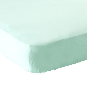 image:imageLuvable Friends Unisex Baby Fitted Crib Sheet Girl Basic Elephant One SizeMint Solid