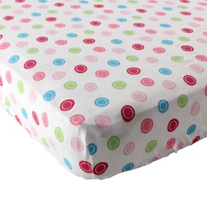 image:imageLuvable Friends Unisex Baby Fitted Crib Sheet Girl Basic Elephant One SizePink Geometric
