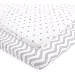 image:imageLuvable Friends Unisex Baby Fitted Playard Sheet Blue Chevron Stars One SizeGray Chevron Dot