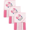 image:imageLuvable Friends Unisex Baby Hooded Towel with Five Washcloths Whale One SizePink Elephant