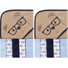image:imageLuvable Friends Unisex Baby Hooded Towel with Five Washcloths Whale One SizeSmart Bear