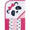 image:imageLuvable Friends Unisex Baby Hooded Towel with Five Washcloths Whale One SizePanda