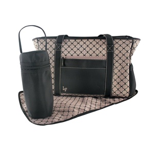 image:imageLuvable Friends Diaper Bag Tote Gold Quatrefoil LargeGold Quatrefoil