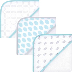 image:imageLuvable Friends Unisex Baby Cotton Terry Hooded Towels Mint Elephant One SizeMint Elephant