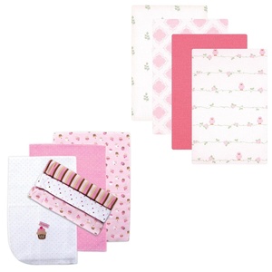 image:imageFlannel Receiving Blanket 10PackPink CupcakeBird