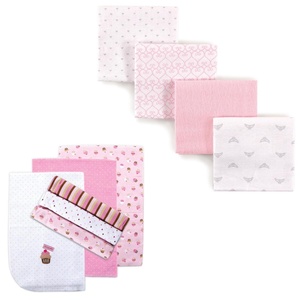 image:imageFlannel Receiving Blanket 10PackPink CupcakeTiara