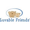 image:imageLuvable FriendsHooded Towels in Mesh Bag Pink 3CountPink