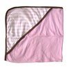 image:imageLuvable FriendsHooded Towels in Mesh Bag Pink 3CountPink
