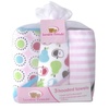 image:imageLuvable FriendsHooded Towels in Mesh Bag Pink 3CountPink