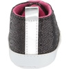 image:imageLuvable Friends Baby Girls Sparkly SneakerBlack With Pink Laces