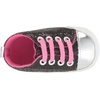 image:imageLuvable Friends Baby Girls Sparkly SneakerBlack With Pink Laces