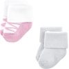 image:imageLuvable Friends Unisex Baby Newborn and Baby Terry SocksPink Black Ballet 12pack