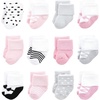 image:imageLuvable Friends Unisex Baby Newborn and Baby Terry SocksPink Black Ballet 12pack