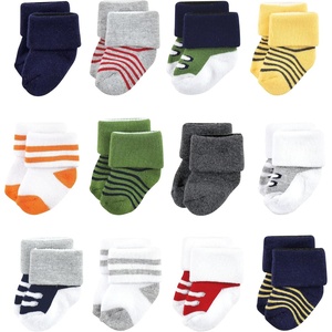 image:imageLuvable Friends Unisex Baby Newborn and Baby Terry SocksAthletic 12pack